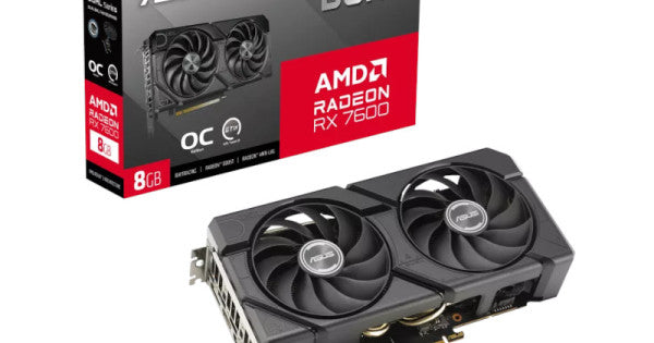 Asus Dual Radeon RX 7600 EVO OC Edition 8GB GDDR6 – TechCure India