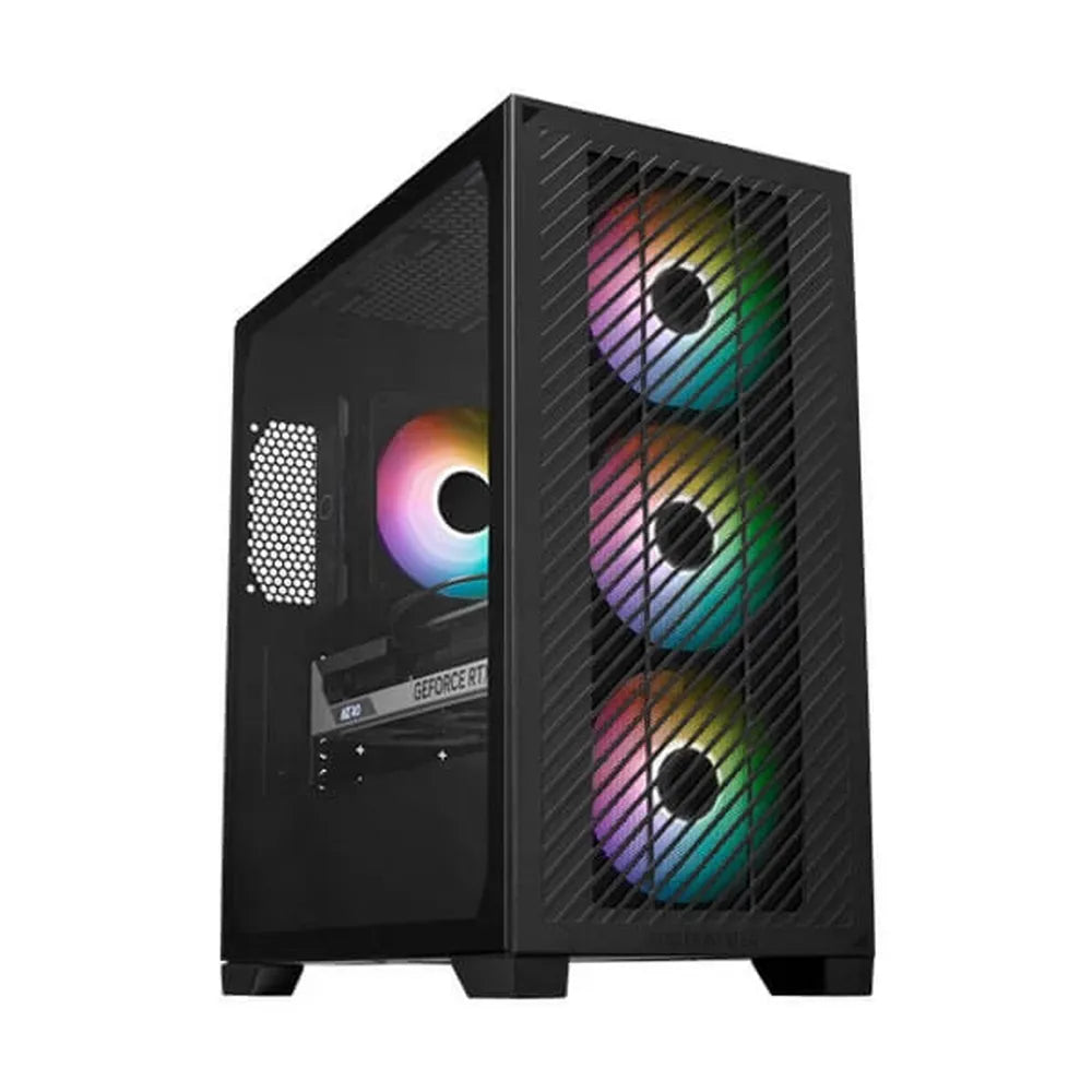 COOLER MASTER Elite 301 ARGB MATX Mini Tower Cabinet (Black) - 3