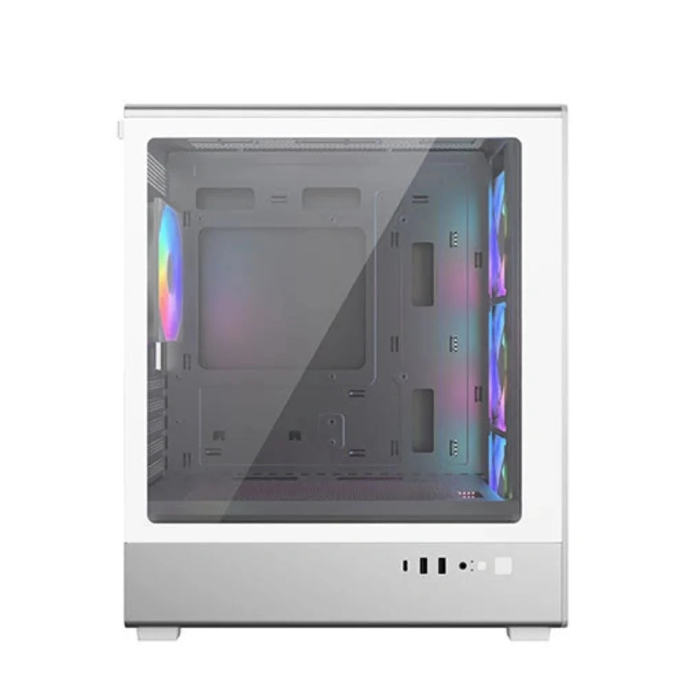 COOLER MASTER Elite 350 ARGB MATX Mini Tower Cabinet ( White ) – TechCure India