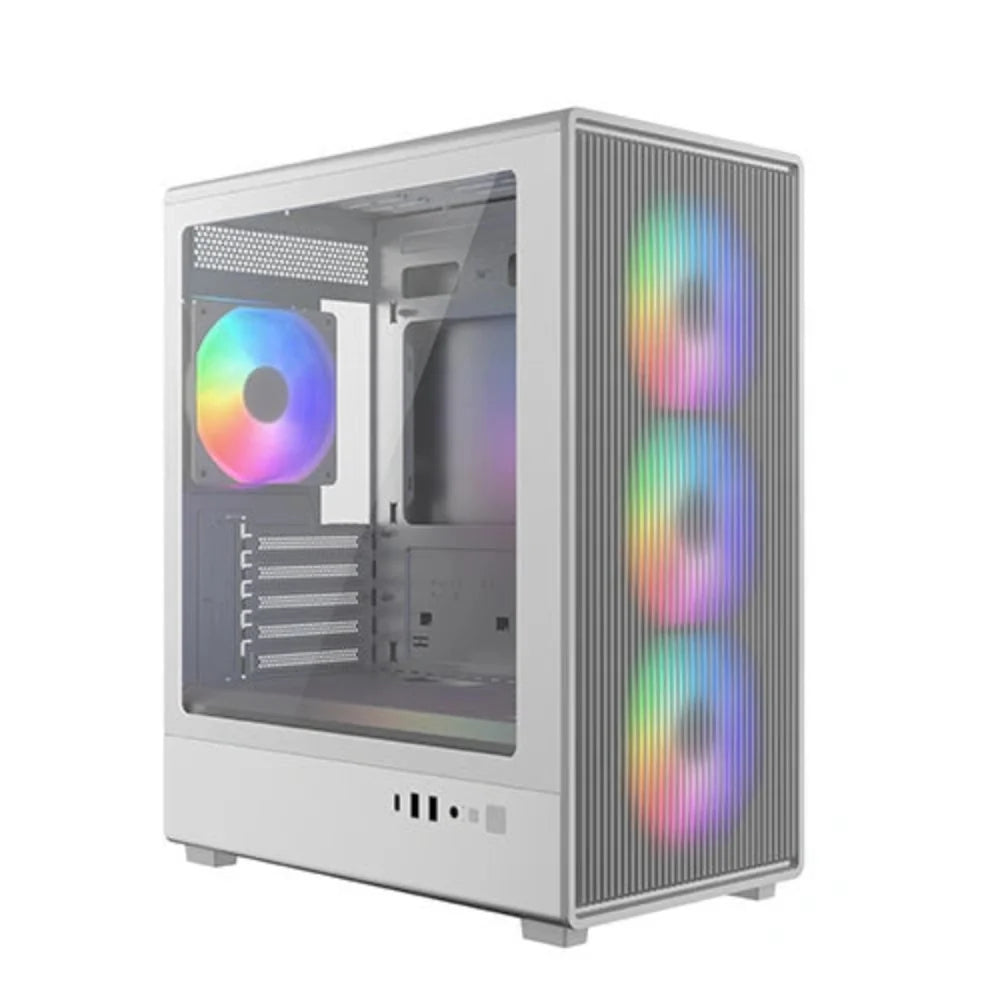 COOLER MASTER Elite 350 ARGB MATX Mini Tower Cabinet ( White ) – TechCure India