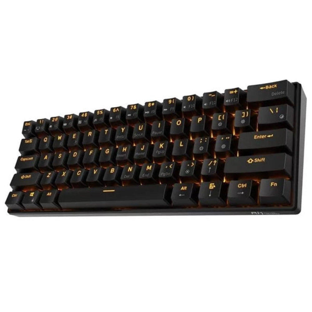 ROYAL KLUDGE RK61 60% RGB Wireless Mechanical Gaming Keyboard ( Black ) ( Red Switch ) – TechCure India