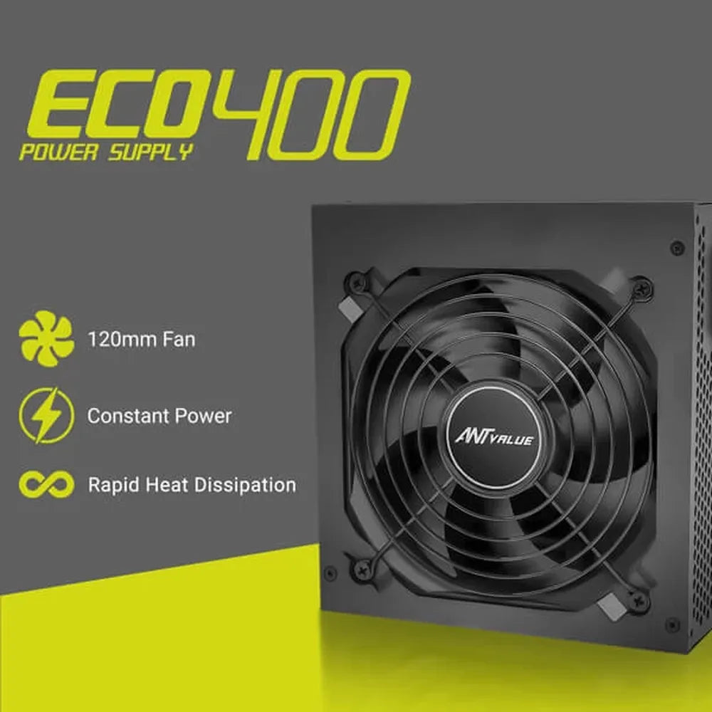 ANT VALUE ECO400 400W Non Modular Power Supply - 2