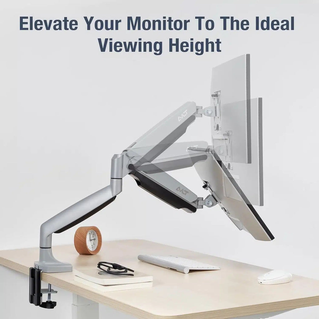 Economy Gas Spring Monitor Arm – Supports Monitors From 17″-45″/ 14kg capacity — image 9