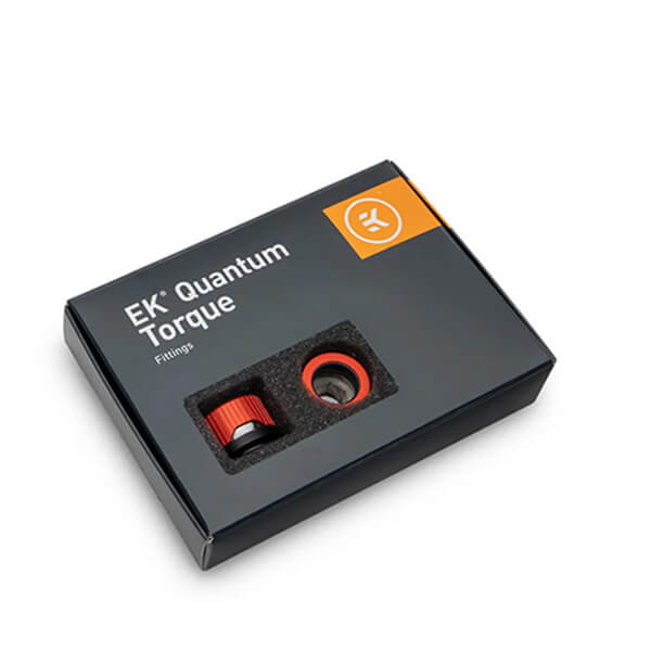 EK-Quantum Torque 6 Pack HDC 14 - Red Special Edition (10mm ID / 14mm OD - G1/4 - Hard Tube Compression… – TechCure India