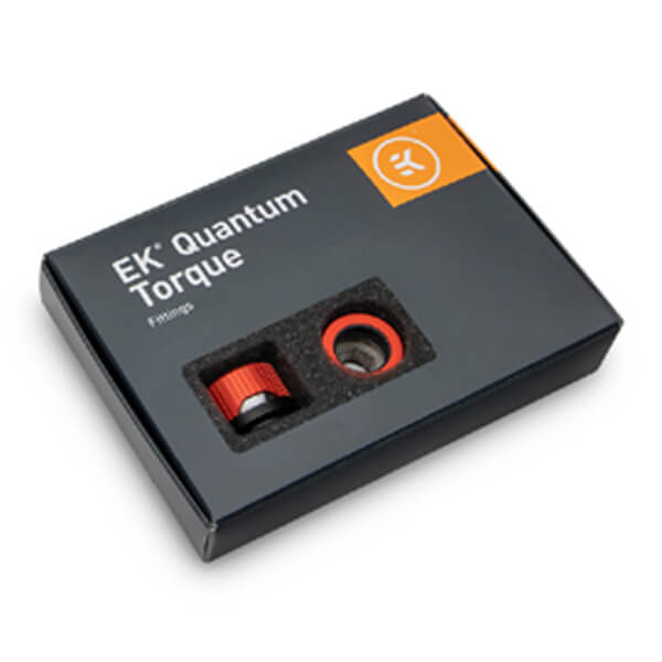 EK-Quantum Torque 6 Pack HDC 16 - Red Special Edition (12mm ID / 16mm OD - G1/4 - Hard Tube Compression… – TechCure India