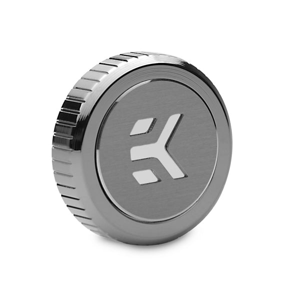 EK-Quantum Torque - Stop Plug With Badge - Black Nickel – Model 3831109826287 – TechCure India