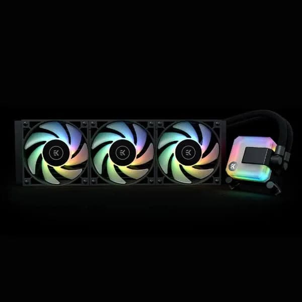 EK 360 DRGB 360mm CPU Liquid Cooler (Black) - 2