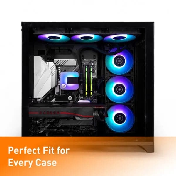 EK 360 DRGB 360mm CPU Liquid Cooler (Black) - 4
