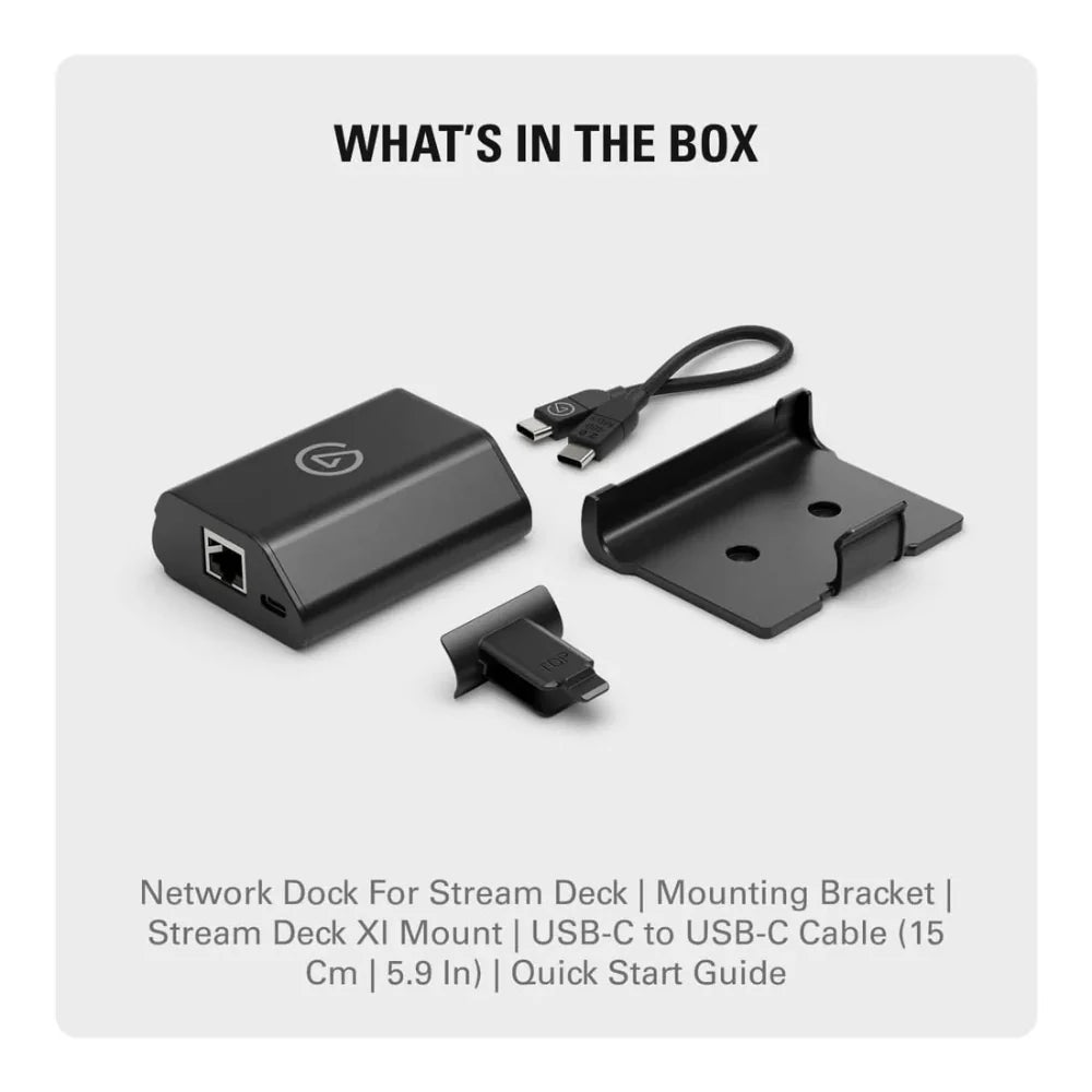ELGATO Network Dock For Stream Deck ( Black ) – TechCure India