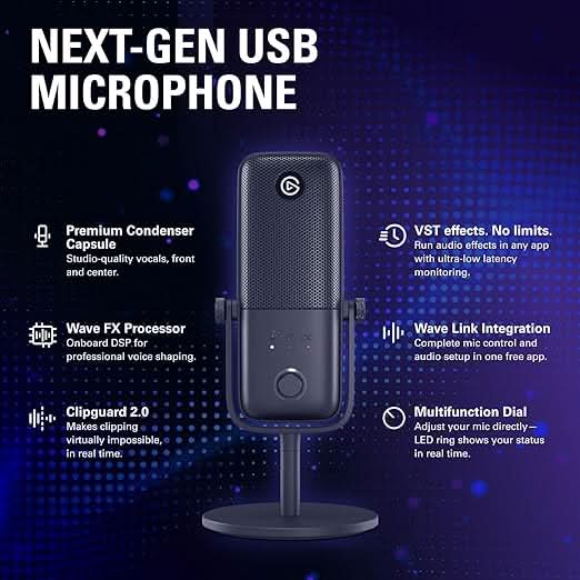 Elgato Wave 3 MK.2 Premium USB Condenser Microphone for PC and Mac – photo 2 – TechCure India