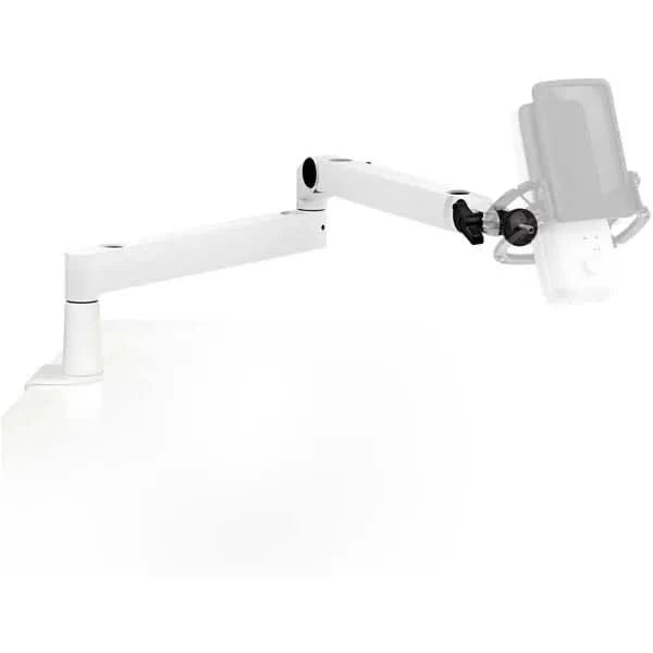 Elgato Wave Low Profile Mic Arm, Fully Adjustable, 360 Degree Rotation, Compatible With 1/4, 3/8 and 5/8-inch Mic Mounts, For Recording, Streaming, Broadcasting, Gaming, White – TechCure India