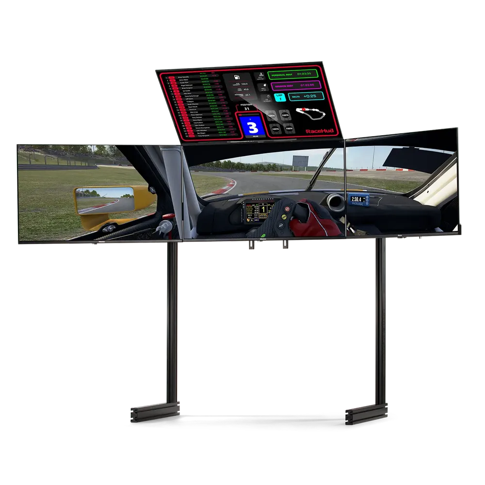 NEXT LEVEL RACING Elite Quad Monitor Stand Black Edition NLR-E037 - 2