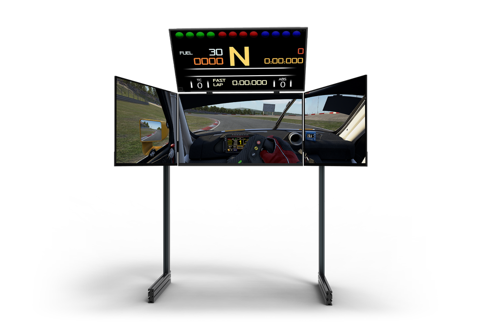 NEXT LEVEL RACING Elite Quad Monitor Stand Carbon Grey NLR-E008 - 3