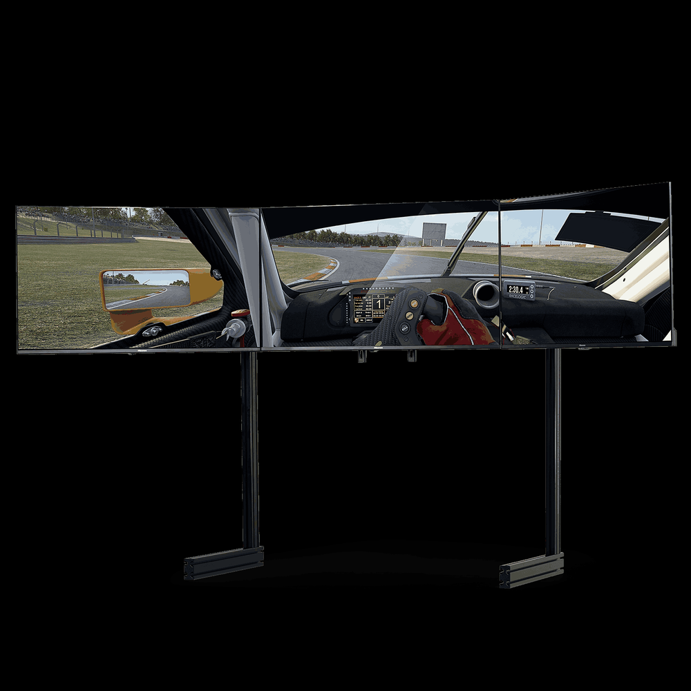 NEXT LEVEL RACING Elite Free Standing Triple Monitor Stand Black Edition NLR-E036 - 3