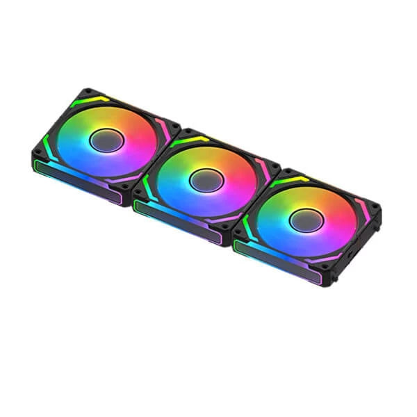 Xigmatek Starlink Ultra Black 120mm ARGB Cabinet Fan (Triple Pack) – TechCure India
