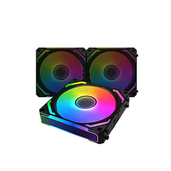 Xigmatek Starlink Ultra Black 120mm ARGB Cabinet Fan (Triple Pack) – TechCure India