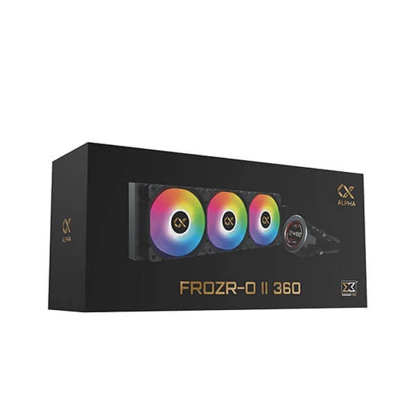 Xigmatek Frozr-O II 360 ARGB 360mm CPU Liquid Cooler With LCD Display (Black) – TechCure India