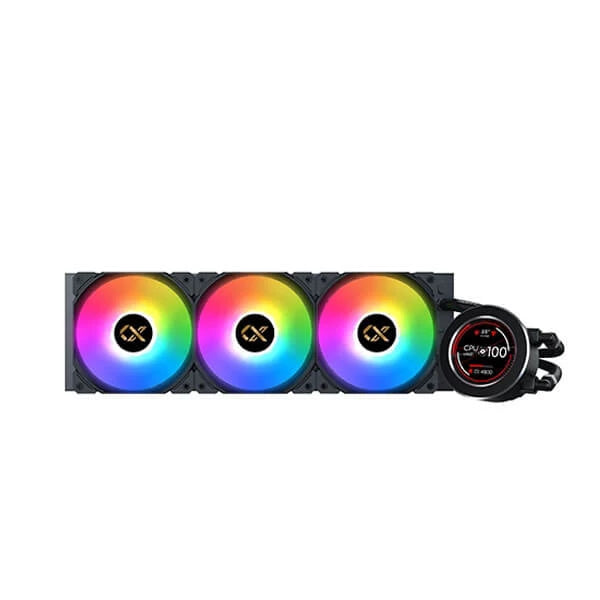 Xigmatek Frozr-O II 360 ARGB 360mm CPU Liquid Cooler With LCD Display (Black) – TechCure India