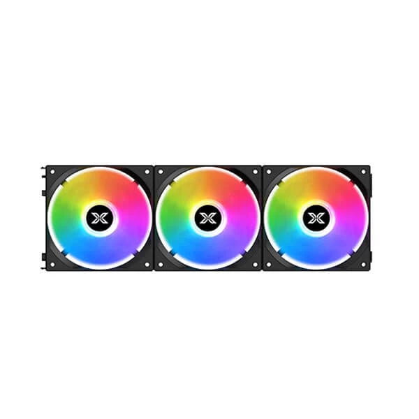 Xigmatek Starlink Black 120mm ARGB Cabinet Fan (Triple Pack) – TechCure India