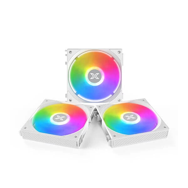 Xigmatek Starlink Arctic 120mm ARGB Cabinet Fan (Triple Pack) – TechCure India
