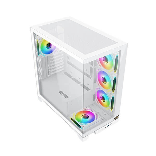 Xigmatek Endorphin Ultra Arctic ARGB (E-ATX) Mid Tower Cabinet (White) – TechCure India