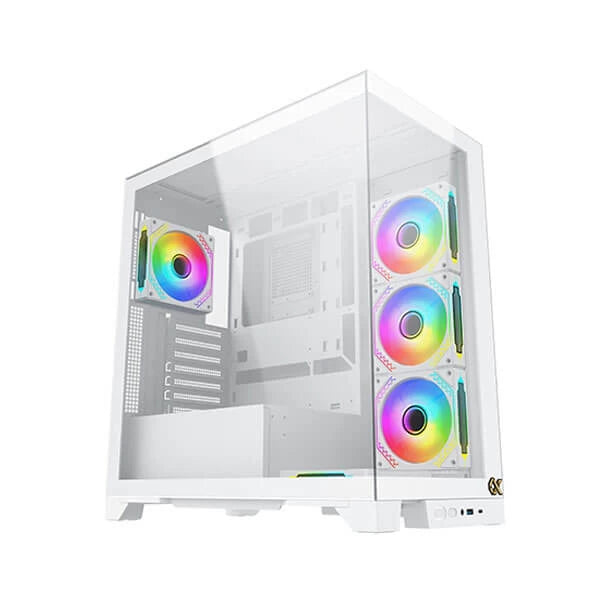 Xigmatek Endorphin Ultra Arctic ARGB (E-ATX) Mid Tower Cabinet (White) – TechCure India