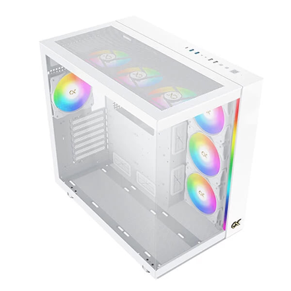 Xigmatek Aqua Ultra Air Arctic ARGB (E-ATX) Mid Tower Cabinet (White) – TechCure India