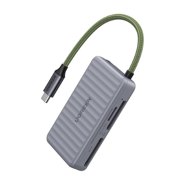 Ugreen CM868 USB-C Card Reader, 2xSD 1xTF 170MB/s (gray) – TechCure India
