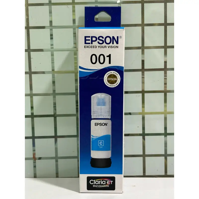 Epson 001 Ink Bottle - Cyan – TechCure India