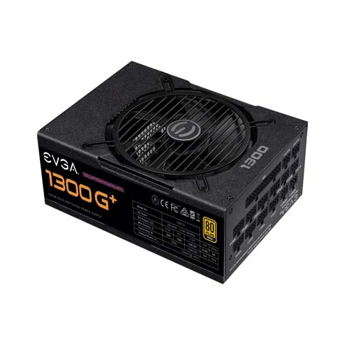 EVGA SuperNova 1300 G Plus ATX 3.1 1300 Watt Gold Fully Modular SMPS 220-GP-1300-X1 – TechCure India