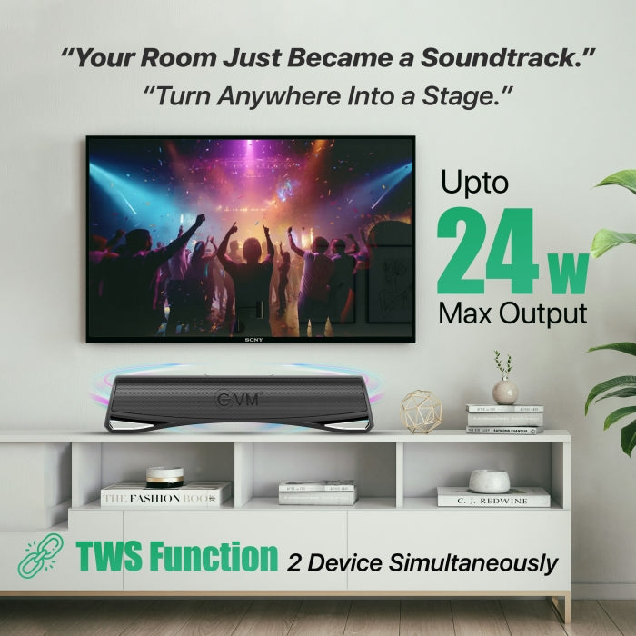 EVM EnBar Pro Bluetooth Speaker EVM-BTS106-B – TechCure India