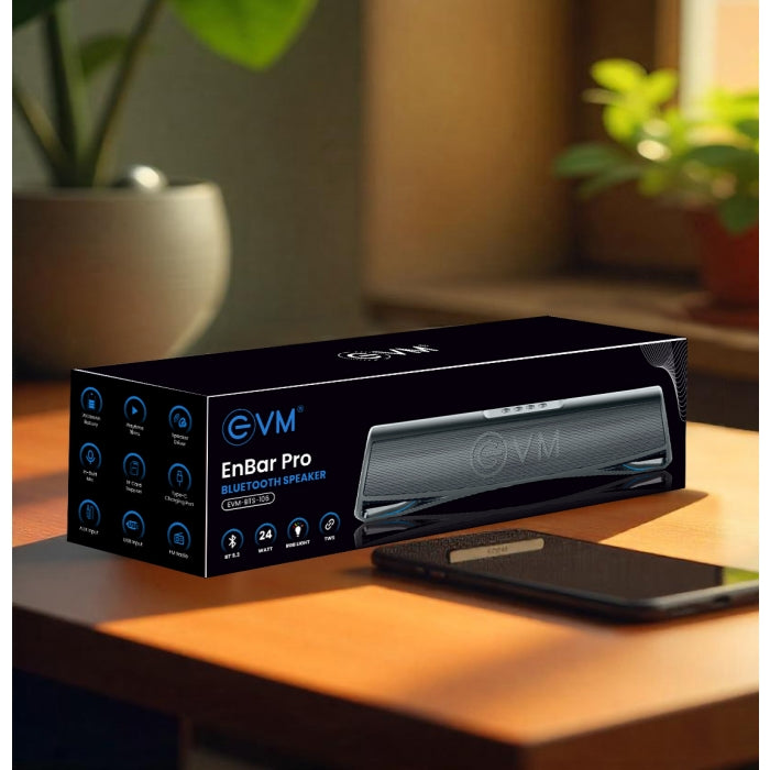 EVM EnBar Pro Bluetooth Speaker EVM-BTS106-B – TechCure India