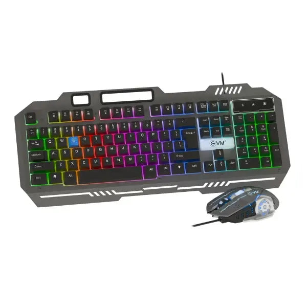 EVM EnClaw 9027 Gaming Keyboard and Mouse Combo (Black) (WDKM-612-BLACK-GREY) – TechCure India
