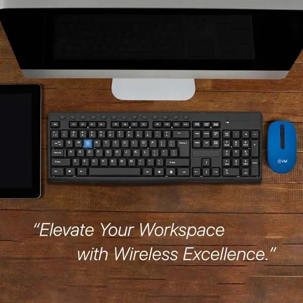 EVM Enkey WiFi Keyboard and Mouse Combo (WLKM-3W042) – TechCure India