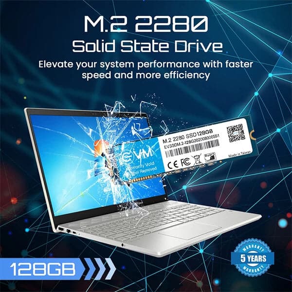 EVM 128GB M.2 SATA SATA 3 Internal Solid State Drive ( SSD ) - 3