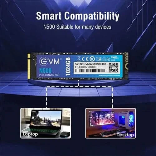 EVM N500 1024GB NVMe Gen4 SSD EVMNV500/1024GB – TechCure India