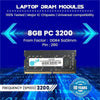 EVM 8GB ( 8GB x 1 ) 3200MHz DDR4 Laptop RAM ( Black ) ( CL22 ) - 3