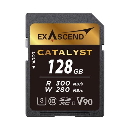 Exascend 128GB Catalyst UHS-II SDXC Memory Card EX128GSDU2 – TechCure India