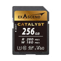 Exascend 256GB Catalyst UHS-II SDXC V60 Memory Card EX256GSDV60 – TechCure India