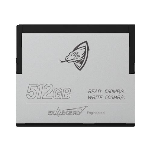 Exascend 512GB Archon CFast 2.0 Memory Card EXSC3X512GB – TechCure India