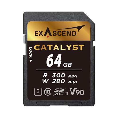 Exascend 64GB Catalyst UHS-II SDXC Memory Card EX64GSDU2 – TechCure India