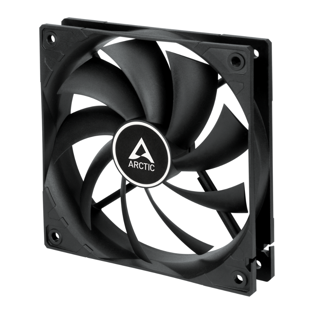 ARCTIC F12 120mm Non-RGB Cabinet Fan ( Black ) ( Single Pack ) – TechCure India