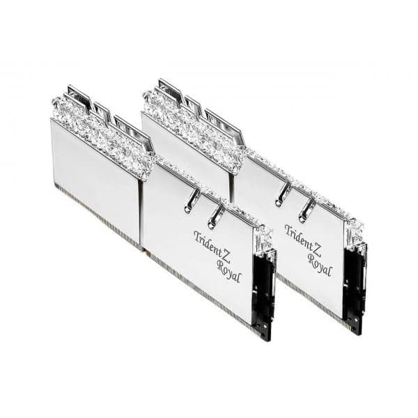 G.SKILL Trident Z Royal RGB 16GB ( 8GB x 2 ) 3600MHz DDR4 RAM ( Silver ) ( CL18 ) - 3