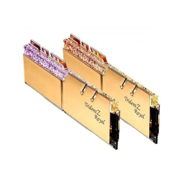 G.SKILL Trident Z Royal Elite RGB 32GB ( 16GB x 2 ) 3600MHz DDR4 RAM ( Gold ) ( CL16 )