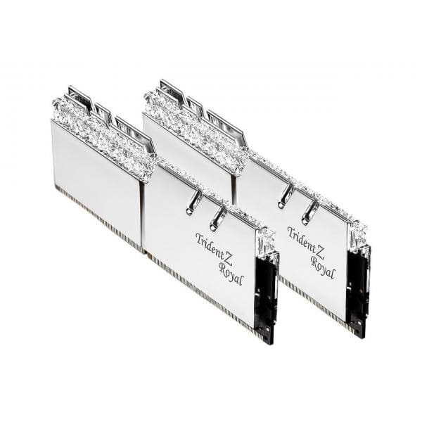 G.SKILL Trident Z Royal 32GB ( 16GB x 2 ) 3600MHz DDR4 RGB RAM ( Silver ) ( CL16 ) - 4