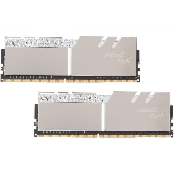 G.SKILL Trident Z Royal 32GB ( 16GB x 2 ) 3600MHz DDR4 RGB RAM ( Silver ) ( CL16 ) - 3