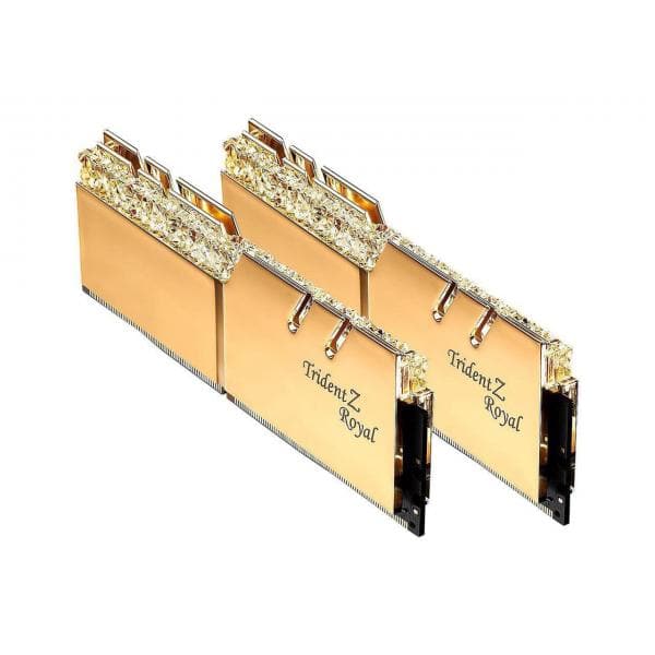 G.SKILL Trident Z Royal 16GB ( 8GB x 2 ) 3200MHz DDR4 RGB RAM ( Gold ) - 3