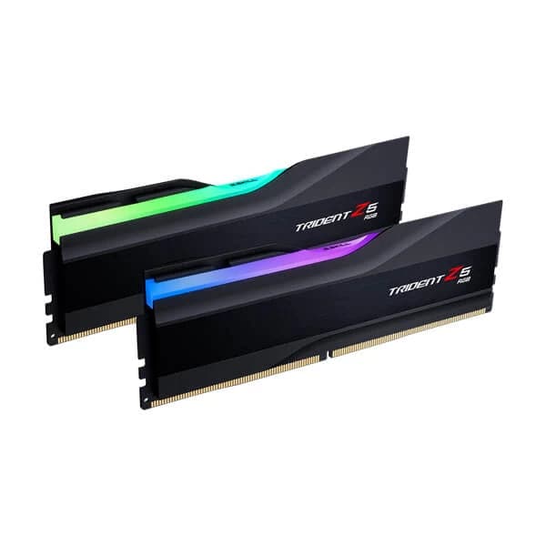 G.SKILL Trident Z5 RGB 32GB ( 16GBx2 ) 5200MHz DDR5 RAM ( Matte Black ) ( CL36 ) - 2