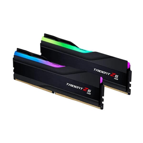 G.SKILL Trident Z5 RGB 32GB ( 16GBx2 ) 5200MHz DDR5 RAM ( Matte Black ) ( CL36 ) - 4