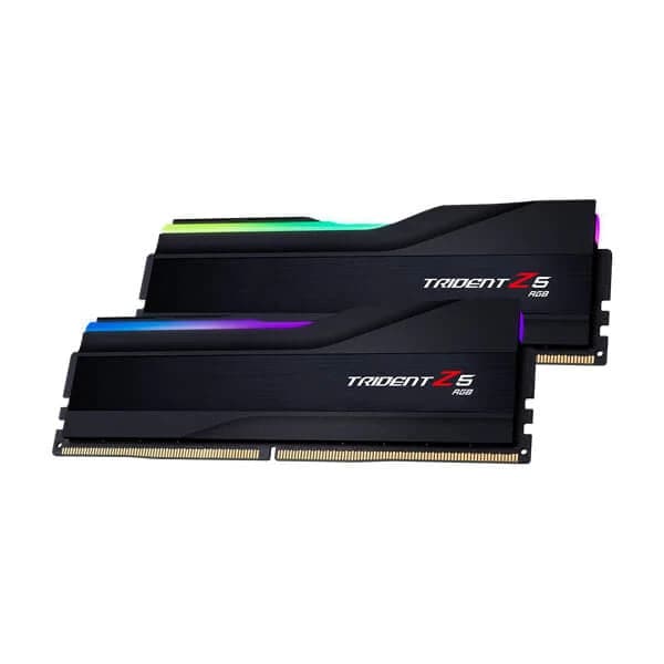 G.SKILL Trident Z5 RGB 32GB ( 16GBx2 ) 5200MHz DDR5 RAM ( Matte Black ) ( CL36 ) - 3